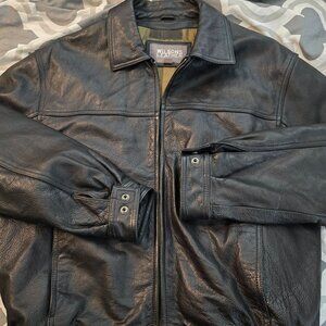 Wilson's Leather Black Jacket - Large